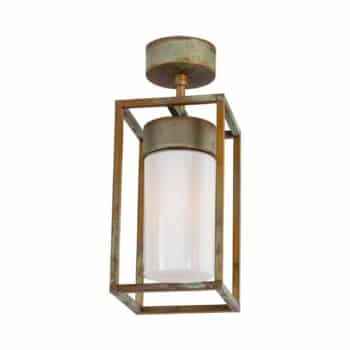 Stropné svietidlo Cubic³ 3367 mosadz/opál
