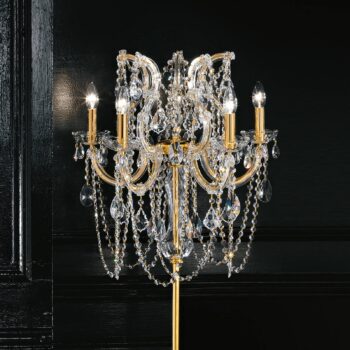 Vznešená stojaca lampa Annino prvkami Swarovski - Image 2