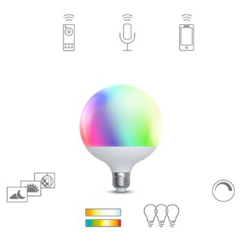 Müller Licht tint LED globe G120 E27 15 W