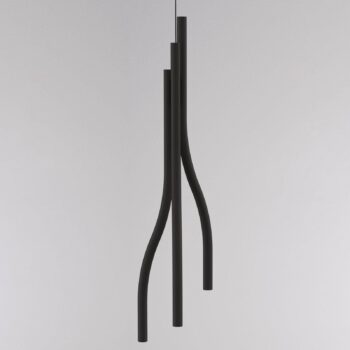 Algae L závesná lampa Ø 23 cm 2 700 K stm., čierna