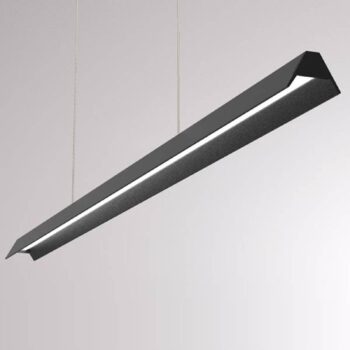 Uto závesné LED svetlo s kovovým tienidlom čierna