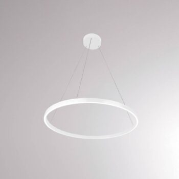 Perfora M závesné LED svietidlo Ø 60 cm biela