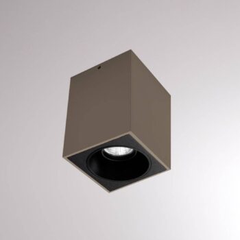 Atus Square stropné LED svietidlo 1-pl. hnedá