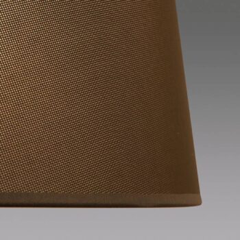 Bivio L stojaca lampa výška 170 cm Ø 53 cm hnedá