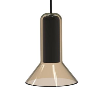 Pendel Corpa 3-fáz. závesná lampa čierna/šampanské