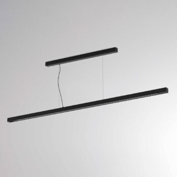 Molto Luce Lens Single PDI závesná lampa čierna
