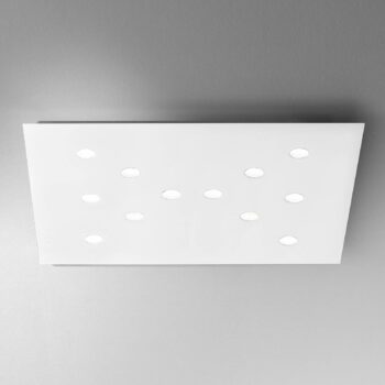ICONE Slim ploché stropné LED svietidlo 12pl biele - Image 2