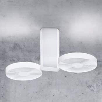 ICONE Cidi – stropné LED svietidlo, biele - Image 3