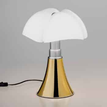 Martinelli Luce Minipipistrello stolná lampa zlatá - Image 2