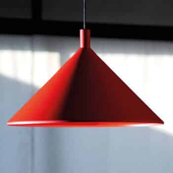 Martinelli Luce Cono závesná lampa červená Ø 45 cm - Image 2
