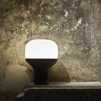 Martinelli Luce Delux stolná 22 cm mramor čierna - Image 2