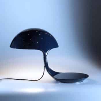 Martinelli Luce Cobra Scorpius stolná lampa, modrá - Image 2