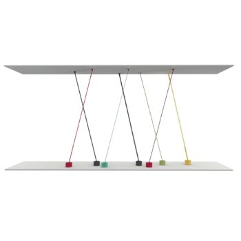 Martinelli Luce Elastica stojaca lampa, žltá - Image 2