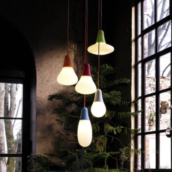 Martinelli Luce Ciulifruli závesná lampa, modrá - Image 2