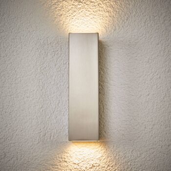 Vonkajšie nástenné LED Jana ušľachtilá oceľ 25x7cm - Image 3