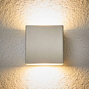 Vonkajšie nástenné LED Jana ušľachtilá oceľ 10x10 - Image 3