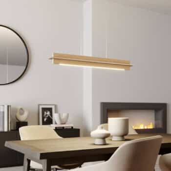Rothfels Lexa závesné LED svietidlo dub/nikel 78cm - Image 2