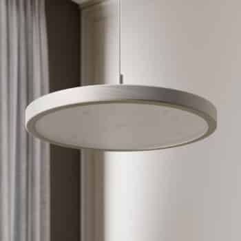 Lucande Gion závesné LED 1-pl. nikel/dub - Image 2