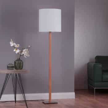 Rothfels Elif stojaca lampa biela, hranatá dub - Image 2