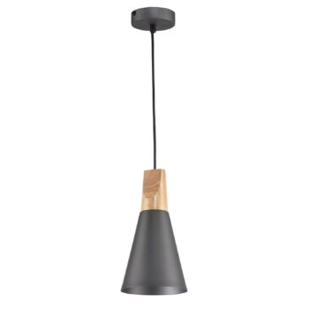 Závesná lampa Bicones v čiernej, Ø 14 cm - Image 2
