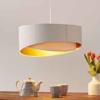 Dvojfarebná závesná lampa Chloe vrstvený vzhľad - Image 3