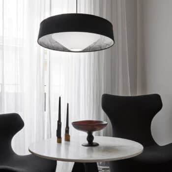 MARKET SET Mokuzai M závesná lampa, Ø 58 cm
