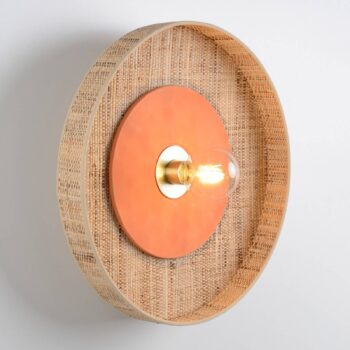 MARKET SET Portinatx nástenná lampa terakota Ø50cm - Image 2