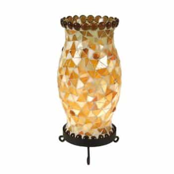 Stolná lampa Enya krémovo-hnedá - Image 2