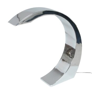 Stolná LED lampa NAMI, výška 33 cm, chróm - Image 3