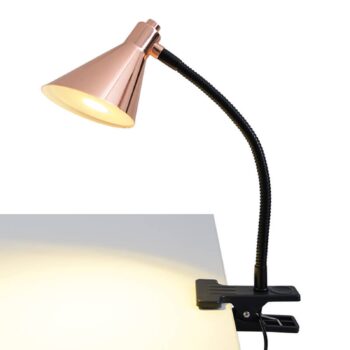 Medená upínacia LED lampa Janita - Image 3
