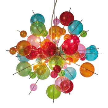 Pestrá závesná lampa Aurinia Ø 65 cm - Image 3