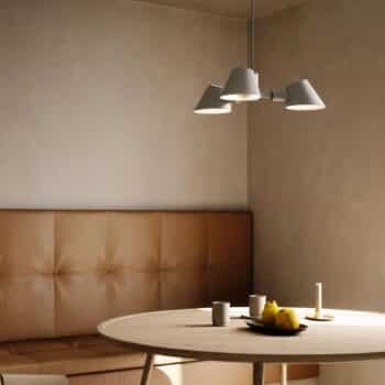 Závesná lampa Stay, 3-plameňová, sivá - Image 2