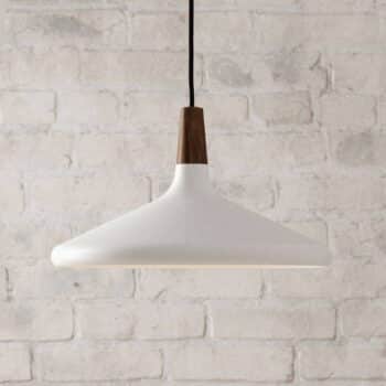 Závesná lampa Nori Ø 39 cm, biela