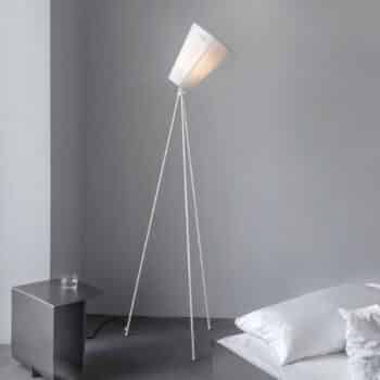 Northern Oslo Wood stojaca lampa biela/biela - Image 2