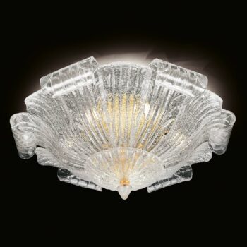 Stropné svietidlo Tartaruga z muránskeho skla 80cm - Image 3
