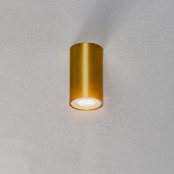 Downlight Eye S v tvare valca, mosadz