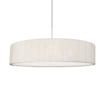 Závesná lampa Turda, Ø 50 cm, biela