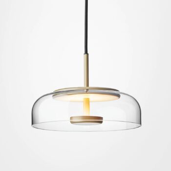 Nuura Blossi 1 závesné LED svetlo 1-pl. zlatá/číra - Image 2