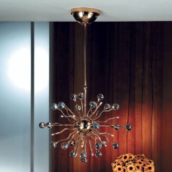 Závesná lampa Luanee, zlatá, 58 cm - Image 2
