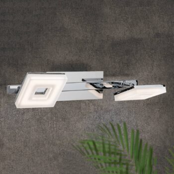 Dvoj-plameňové nástenné LED svietidlo David 36 cm