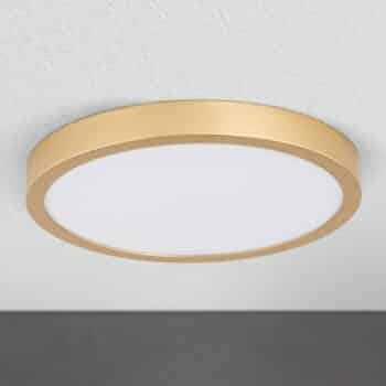 Stropné LED svietidlo Vika, okrúhle, zlatá, Ø 23cm - Image 2