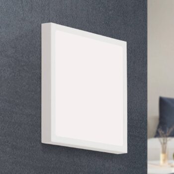 Nástenné LED lampa Vika, štvorec, biela, 23x23cm - Image 2