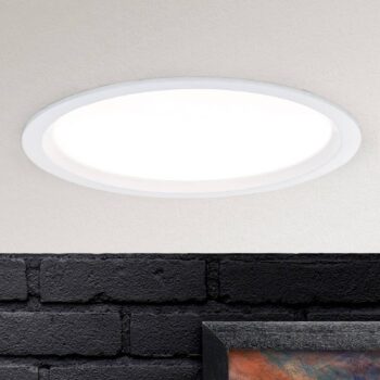 LED svietidlo Spock stmievateľné Ø 17 cm biele - Image 4