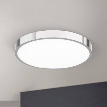 Stropné LED svietidlo Bully, chróm 24 cm - Image 2