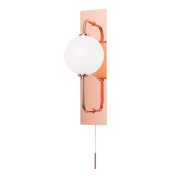 Nástenné LED Pipes so sklenenou guľou meď - Image 2