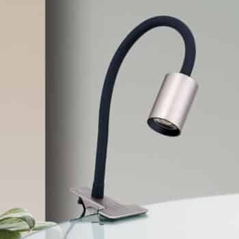 Upínacia LED lampa Kurt matný nikel - Image 2
