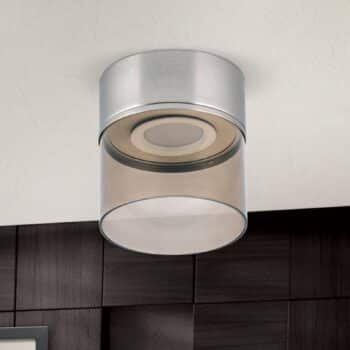Stropné LED svietidlo Francis matný nikel Ø 15 cm - Image 2