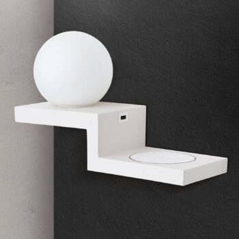 Nástenné LED Snowball indukčnou nabíjacou plochou - Image 2