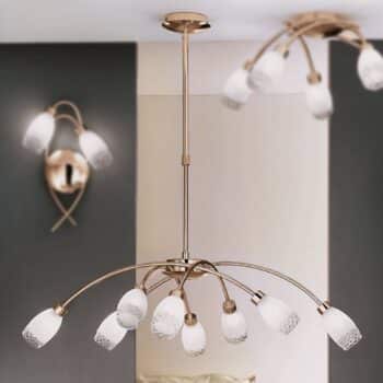 Závesná lampa Ilena s teleskopickým ramenom