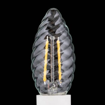 Sviečková LED E14 3 W 2 700 K filament točená - Image 2